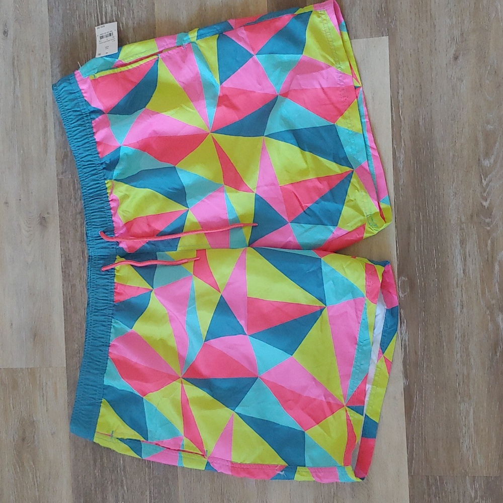 NWT Mad Engine Men's Colorful Swim Trunks Size XXL